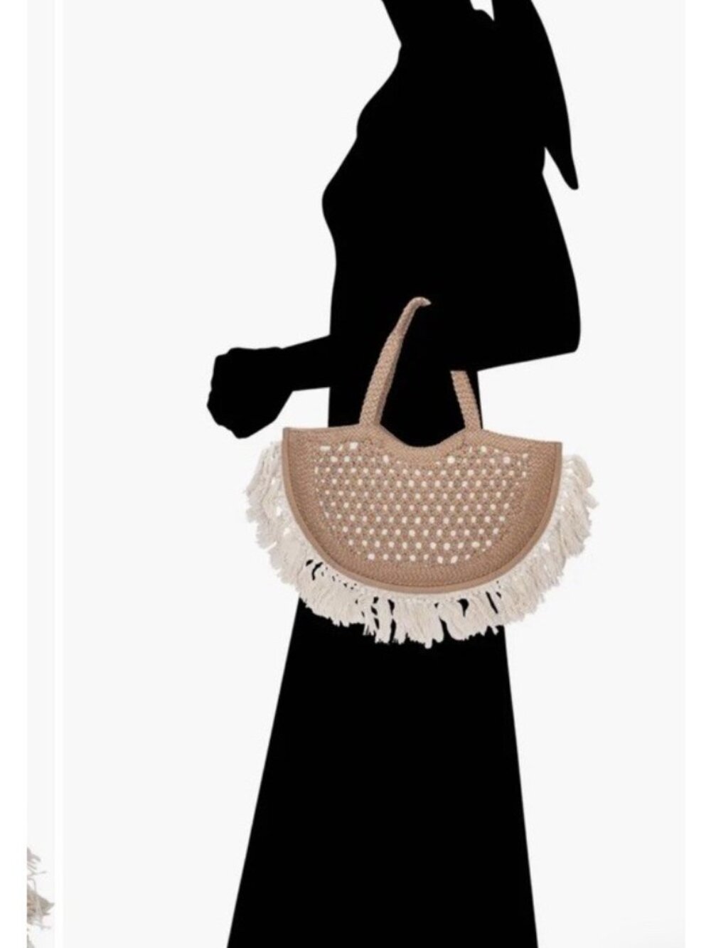 Frye Leather Tote Bag Ella Tassel Brown NEW W/TAGS! - Picture 3 of 5